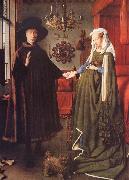 Jan Van Eyck Giovanni Aronolfini und seine Braut Giovanna Cenami China oil painting reproduction